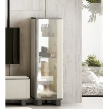 PERLA Włoska Witryna 1 drzwiowa 66 x 201 x 48cm / ArredoClassic