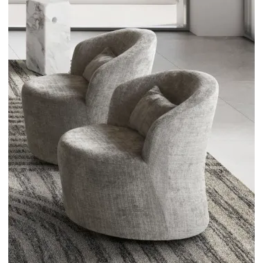 PERLA Włoski fotel tapicerowany mini 85 x 78 x 80cm / ArredoClassic