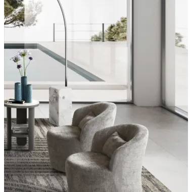 PERLA Włoski fotel tapicerowany mini 85 x 78 x 80cm / ArredoClassic