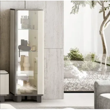 PERLA Włoska Witryna 1 drzwiowa 66 x 201 x 48cm / ArredoClassic