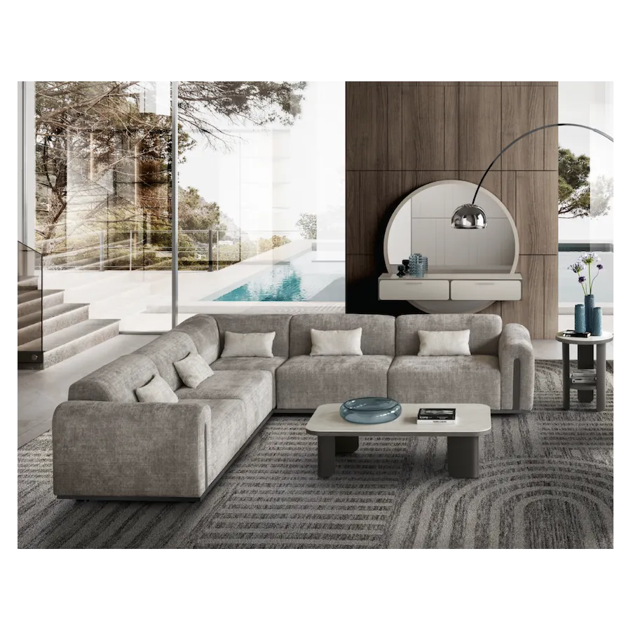 PERLA Włoska Sofa narożna 365 x 75 x 285cm / ArredoClassic