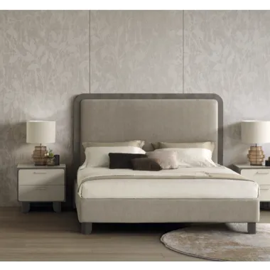 PERLA Włoskie Łóżko tapicerowane KING SIZE 212 x 142 x 217cm / ArredoClassic