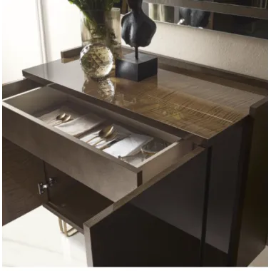 FIAMMA Włoska Komoda Bufet 4 drzwiowy 218 x 83 x 53cm / ArredoClassic