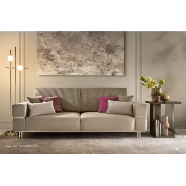 FIAMMA Włoska Sofa tapicerowana 3 osoba 240 x 96 x 94cm / ArredoClassic