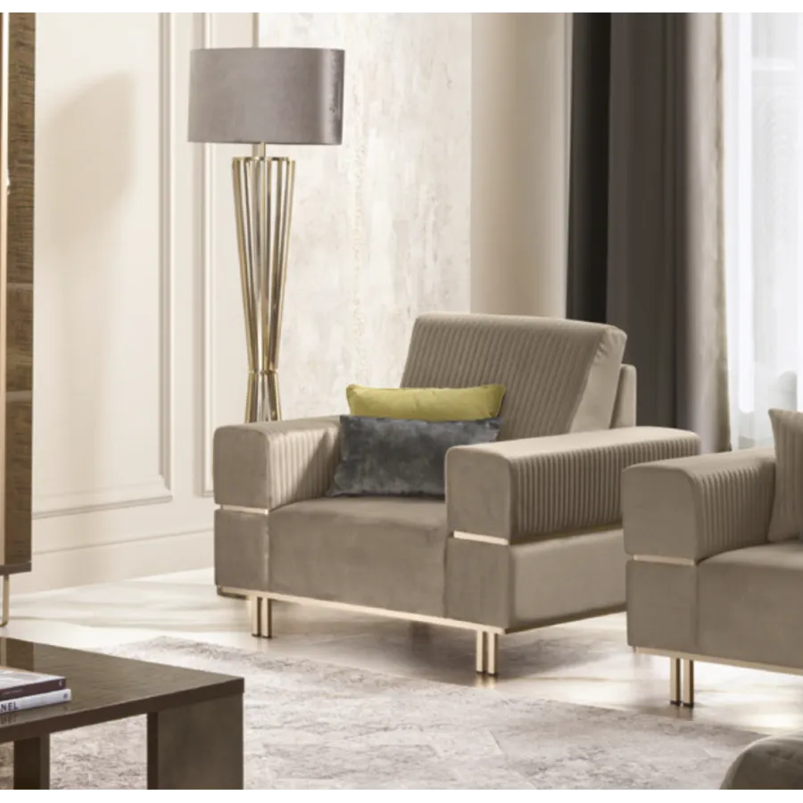 FIAMMA Włoski Fotel tapicerowany 109 x 94 x 96cm / ArredoClassic