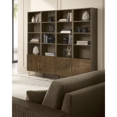 FIAMMA Włoski Regał na książki 1 moduł 53 x 205 x 37cm / ArredoClassic