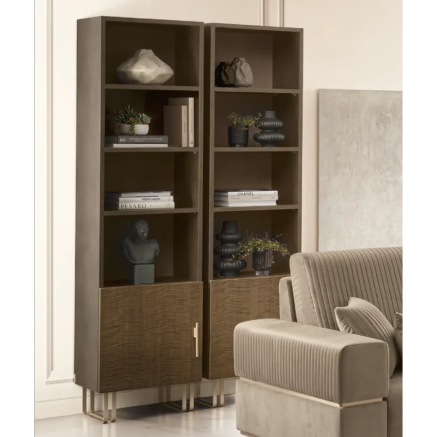 FIAMMA Włoski Regał 2 drzwiowy 106 x 205 x 34cm / ArredoClassic