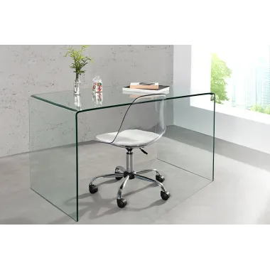 Invicta Biurko szklane FANTOME 120cm / 22862