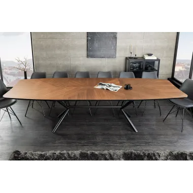 Invicta Stół rozkładany GRANDEZZA optyka drewna orzechowego 180 - 270cm / 46568