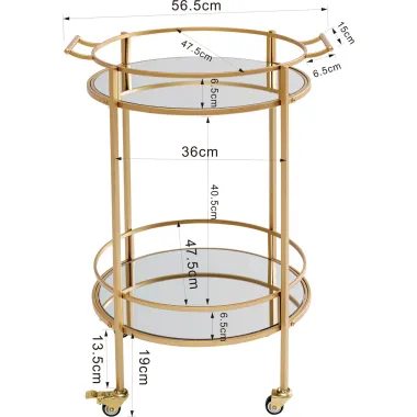 Kare Barek Trolley EMILIA 57cm / 85801