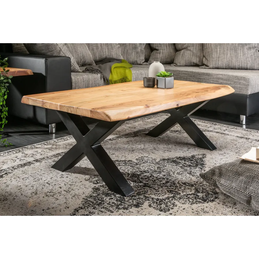 Invicta Stolik kawowy MAMMUT akacja 110 x 40 x 60cm / 6539739