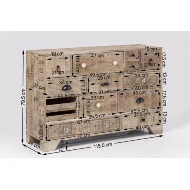 Kare Komoda PURO 115 x 80 x 35cm / 81335