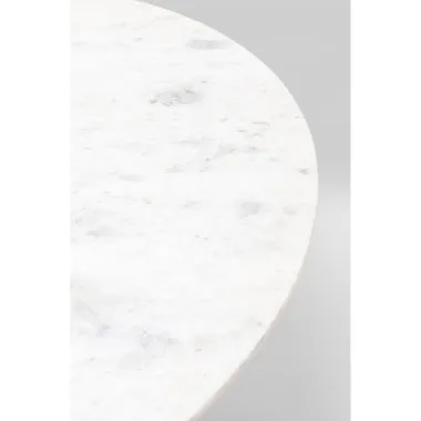 GLENN Stół do jadalni marmurowy blat Ø 115 x 75cm / 70378