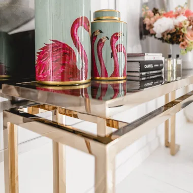 Kare Konsola gold RUSH 158 x 77 x 45cm / 82131