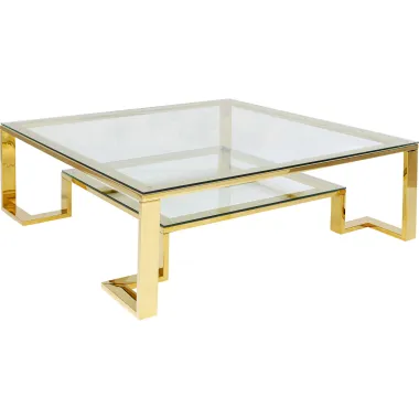 Kare Stolik kawowy gold RUSH 120 x 40 x 120cm / 82127