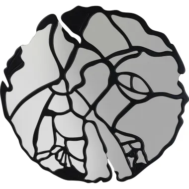 Kare Lustro Scienne PIECES MATT czarny Ø 100 x 100 x 3cm / 85902