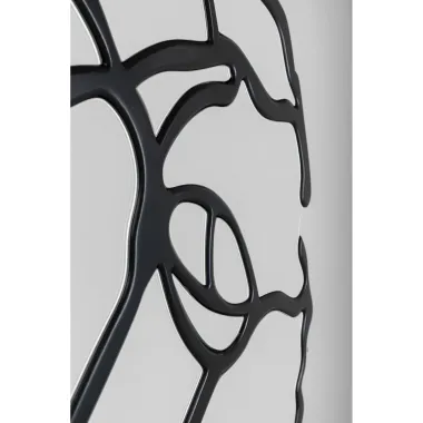 Kare Lustro Scienne PIECES MATT czarny Ø 100 x 100 x 3cm / 85902