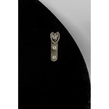 Kare Lustro Scienne PIECES MATT czarny Ø 100 x 100 x 3cm / 85902