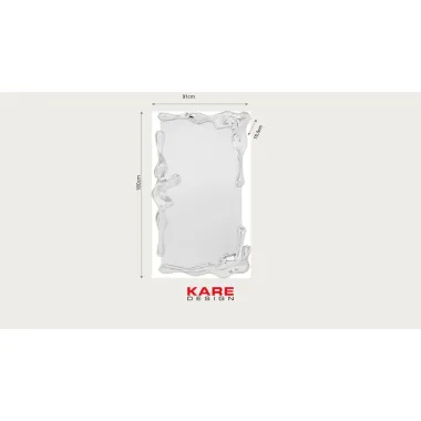 Kare Lustro Scienne LAVA SILVER 90 x 180 x 5cm / 70588