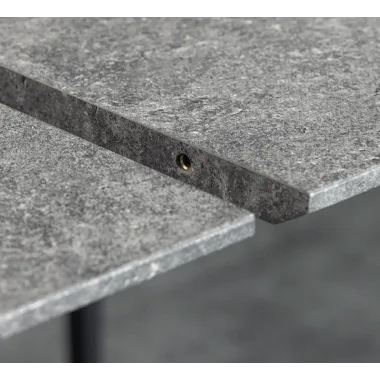 Invicta Stół APARTMENT optyka szarego kamienia 120-160 x 76 x 80cm / 47066