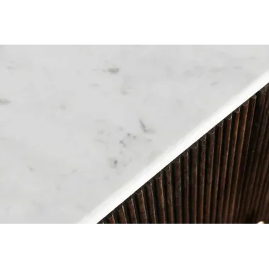 Invicta Komoda GATSBY mango marmur biały 170cm / 43617