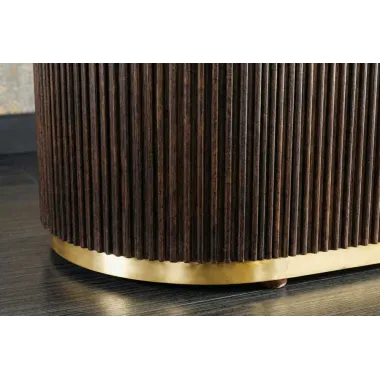 Invicta Komoda GATSBY mango marmur biały 170cm / 43617