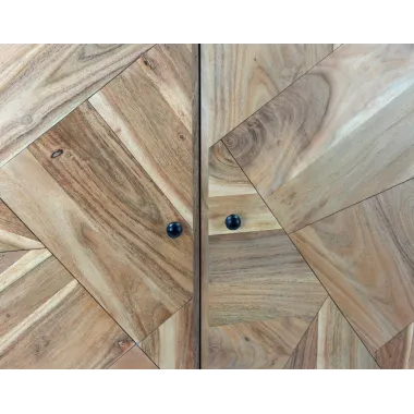 Wohnling Komoda PARKIET drewno akacji 150 x 75 x 45cm / WL7.597