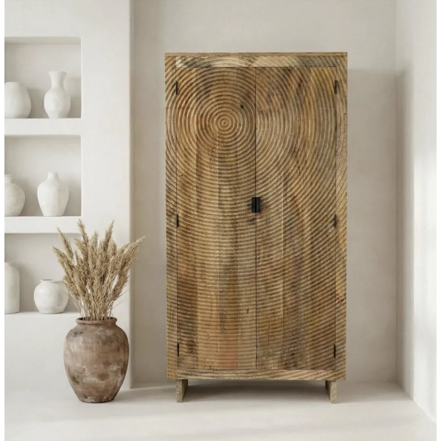 Wohnling Szafa HOT SPOT drewno mango 90 x 180 x 47cm / WL7.616