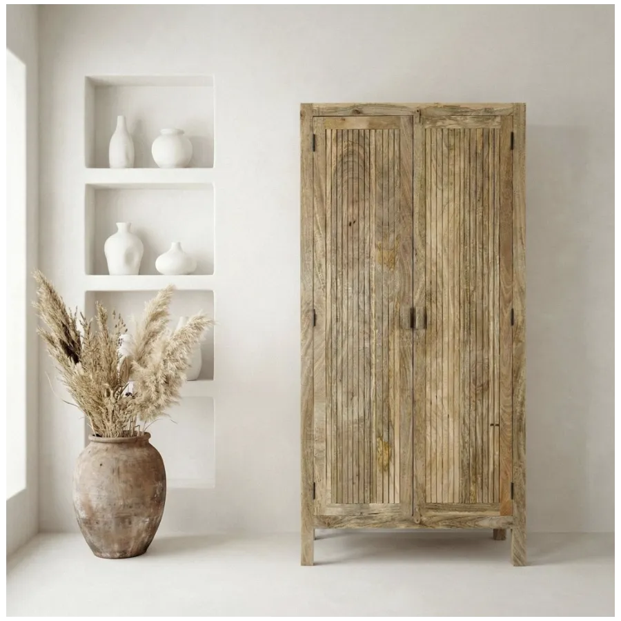 Wohnling Szafa HOT SPOT drewno mango 90 x 187 x 44cm / WL7.613