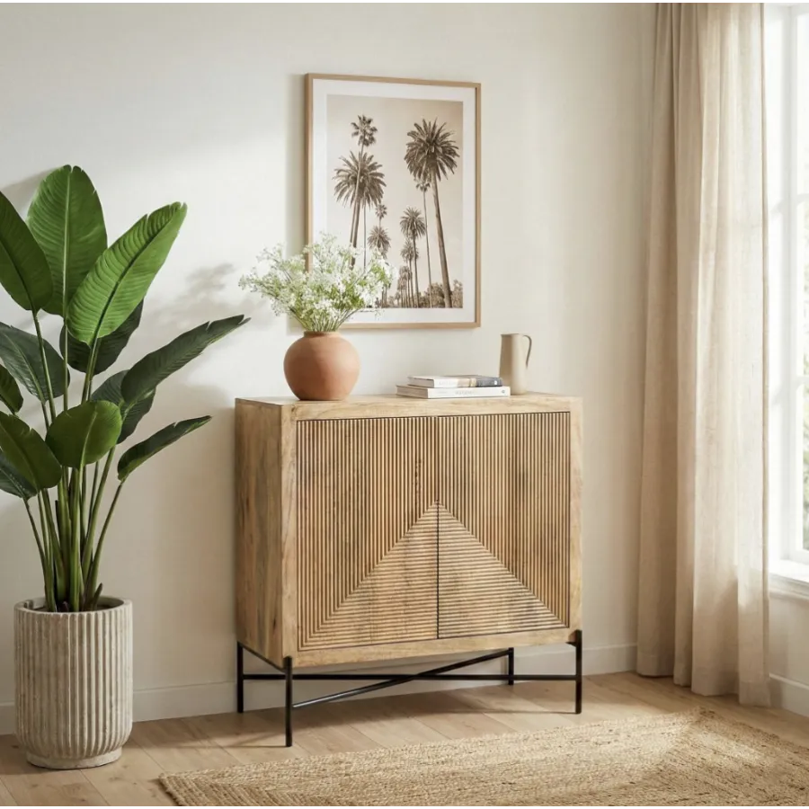 Wohnling Komoda HOT SPOT drewno mango 91 x 96 x 50cm / WL7.608