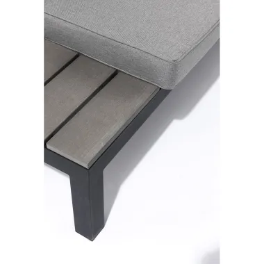 Kare Zestaw ogrodowy HOLIDAY czarny 242 x 63 x 242cm / 84134