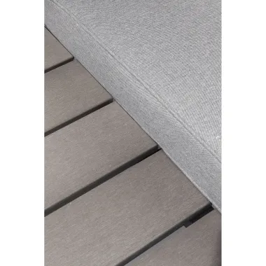 Kare Zestaw ogrodowy HOLIDAY czarny 242 x 63 x 242cm / 84134