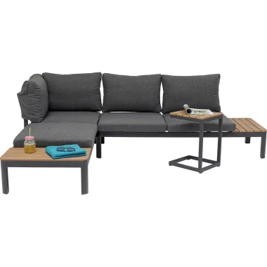 Kare Zestaw ogrodowy HAPPY DAY FLEXIBLE 3 elementy 228 x 61 x 168cm / 82947