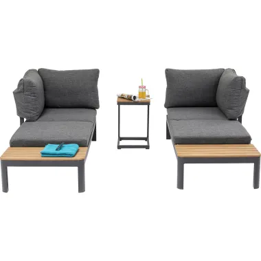 Kare Zestaw ogrodowy HAPPY DAY FLEXIBLE 3 elementy 228 x 61 x 168cm / 82947