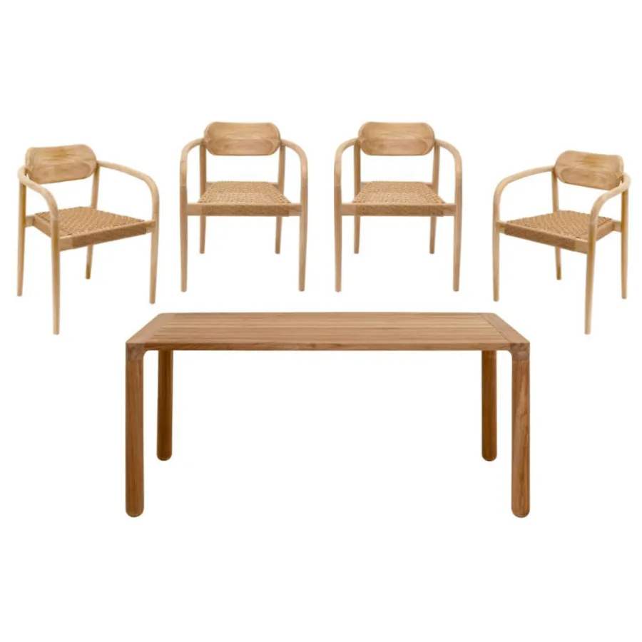 Kare Zestaw ogrodowy BELLA BROWN 5 elementów / 47449