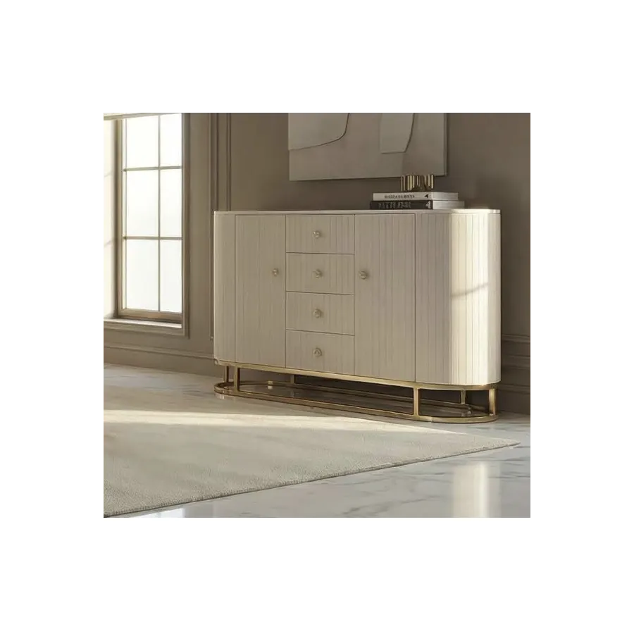 Komoda MONTPELLIER Kremowa 120 x 40 x 85cm / 142614000C
