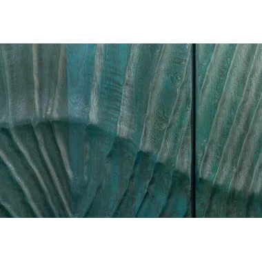 Invicta Komoda wysoka SCORPION 3D turkusowa mango 120cm / 48407