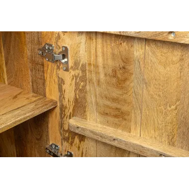 Invicta Komoda wysoka SCORPION 3D turkusowa mango 120cm / 48407