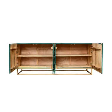 Invicta Komoda GOLDEN LAGOON 3D turkusowe mango 177cm / 46200