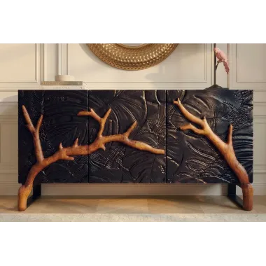 Invicta Komoda FOREST 3D brązowe mango 160cm / 46199