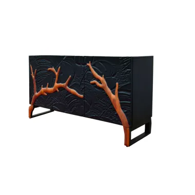 Invicta Komoda FOREST 3D brązowe mango 160cm / 46199