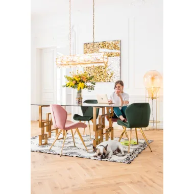 Kare Krzesło VIVA czarne 50 x 81 x 58cm / 83930