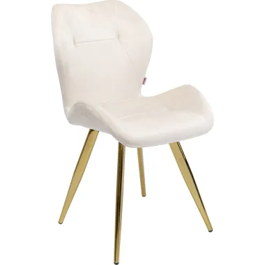 Kare Krzesło VIVA kremowe 50 x 81 x 58cm / 86066