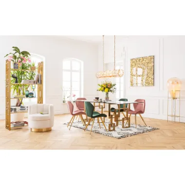 Kare Krzesło VIVA zielone 50 x 81 x 58cm / 83929