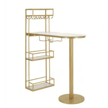 Bar LUXURY złoty 120 x 150 x 45cm / 1429680000