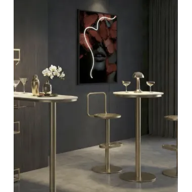 Hoker barowy TIXY złoty Ø  38 x 94cm / 1429670000