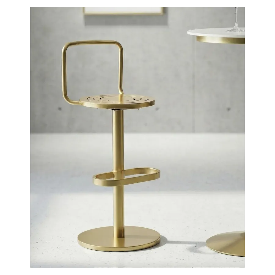 Hoker barowy TIXY złoty Ø  38 x 94cm / 1429670000