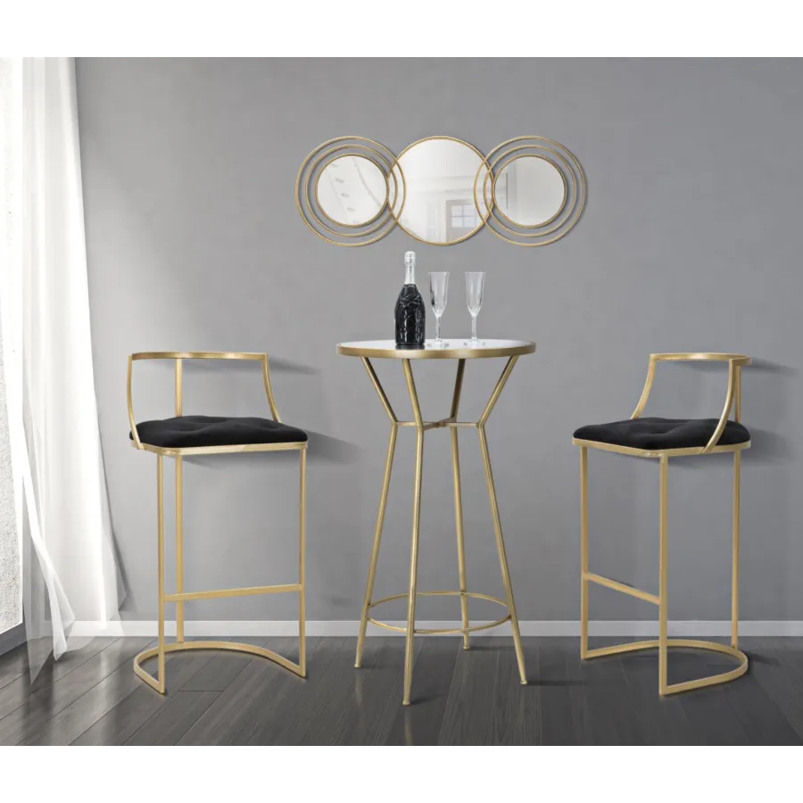 Hoker barowy barowy ISTANBUL złoty Ø 45 x 90cm / 1425100000