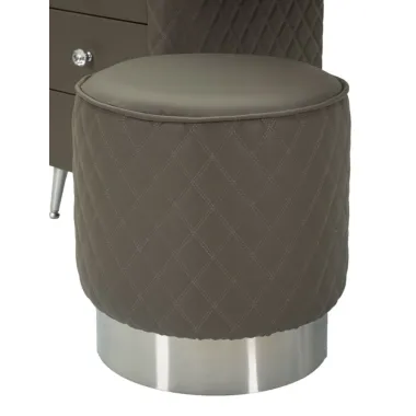 Włoska Toaletka SHARON GRIGIA Szara z pufą 120 x 75 x 740cm / 14283500AG