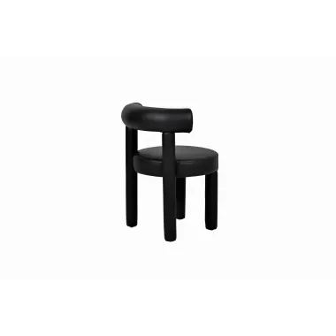 Leith LET77BLK-L Krzesło tapicerowane